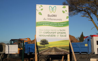Février 2020 – Lancement des travaux de la station BioGNV du Villeneuvois